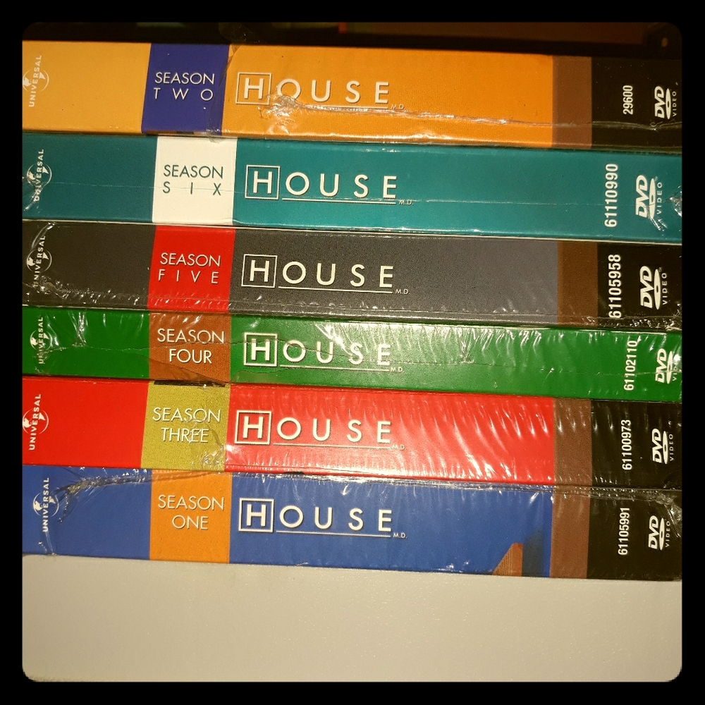 House t.v. series DVD seasons 1-6